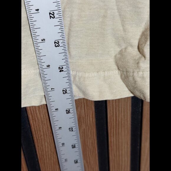 Buck Mason T Shirt Small Mens Beige Heather Short Sleeve Tee - Picture 4 of 7